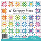 6 Inch Scrappy Stars Foundation Pad - Nebraska Quilt Company - N2502357