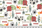 60" Wide Farm Fresh Digital Cuddle Multi - dcfarmfreshmulti - Shannon Fabrics - Nebraska Quilt Company - F261757