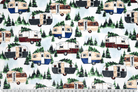 60" Wide Gone Camping Digital Cuddle Multi - dcgonecampingmulti - Shannon Fabrics - Nebraska Quilt Company - F09211