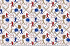 60" Wide Grand Slam Digital Cuddle Multi - dcgrandslammulti - Shannon Fabrics - Nebraska Quilt Company - F261166