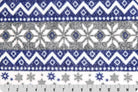 60" Wide Luxe Cuddle Fair Isle Silver/Navy - LCPFAIRISLESILVER/NAVY - Shannon Fabrics - Nebraska Quilt Company - F2402448