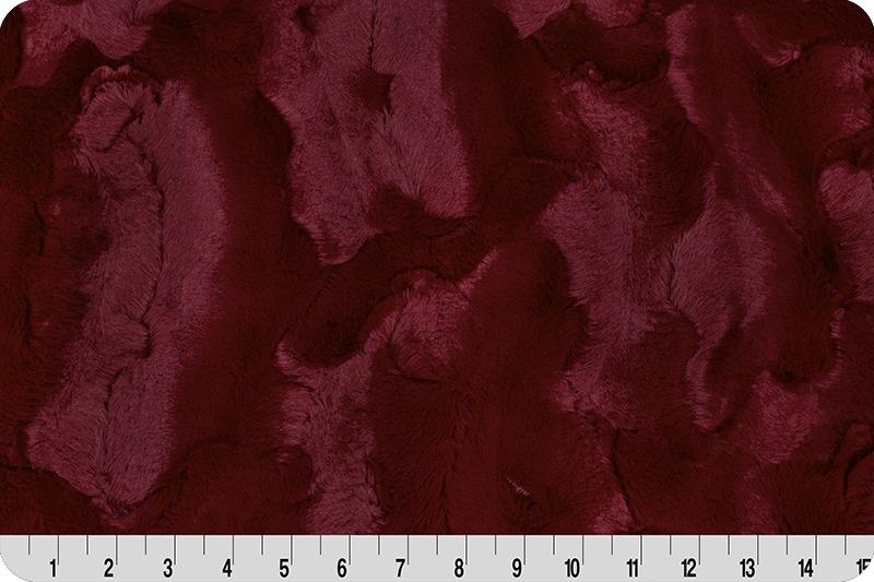 60" Wide Luxe Cuddle Hide Merlot - Nebraska Quilt Company - PC2403156