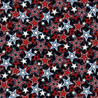 60" Wide Patriotic Minky Stars Navy - 8283MK-78 - Henry Glass & Co. - Nebraska Quilt Company - F2401486
