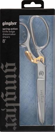 8" Spring - Action Knife - Edge Dressmaker Shears - Nebraska Quilt Company - N15659