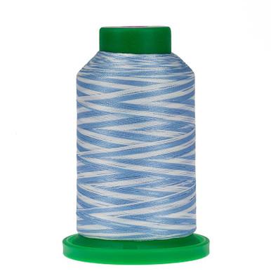 9603 The Blues Variegated 40wt Isacord Thread 1000m - Nebraska Quilt Company - NT260082