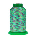 9971 Emerald City Variegated 40wt Isacord Thread 1000m - Nebraska Quilt Company - NT260087