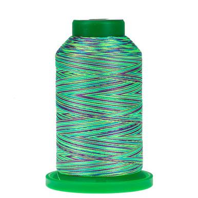 9971 Emerald City Variegated 40wt Isacord Thread 1000m - Nebraska Quilt Company - NT260087