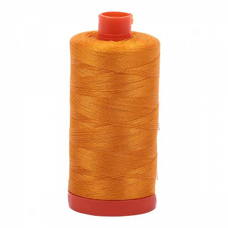 2145 Aurifil 100% Cotton 50wt Yellow Orange