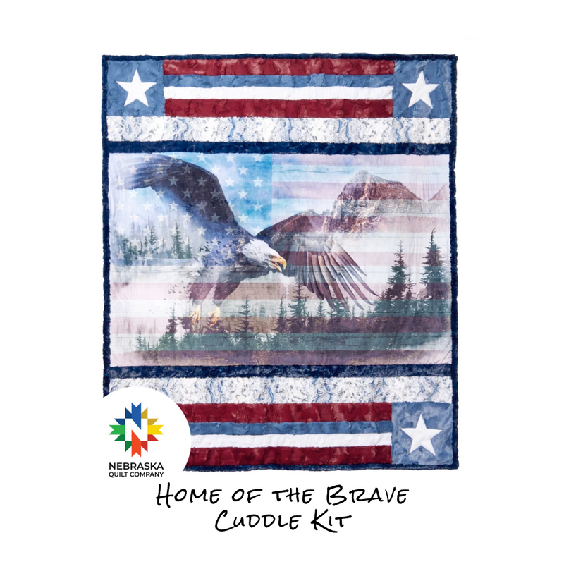 Home of the Brave Cuddle Kit 54" x 63"