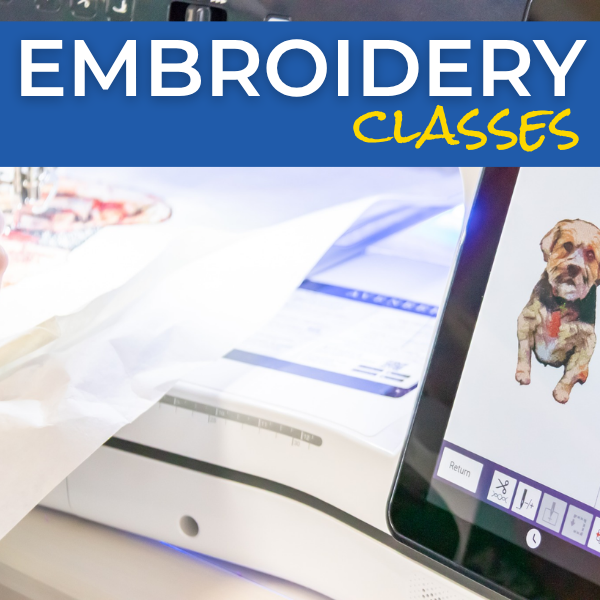 Embroidery Classes, Club, Retreats at Nebraska Quilt Company in Fremont, NE.