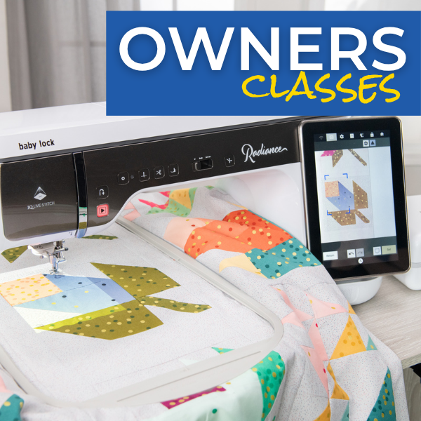 Bernina, Brother, Pfaff, bernette, Baby Lock, Handi Quilter Machine Owners Classes in Fremont, Nebraska.