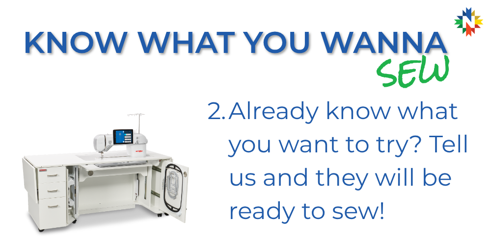 Tell us what sewing machines you want to test.
