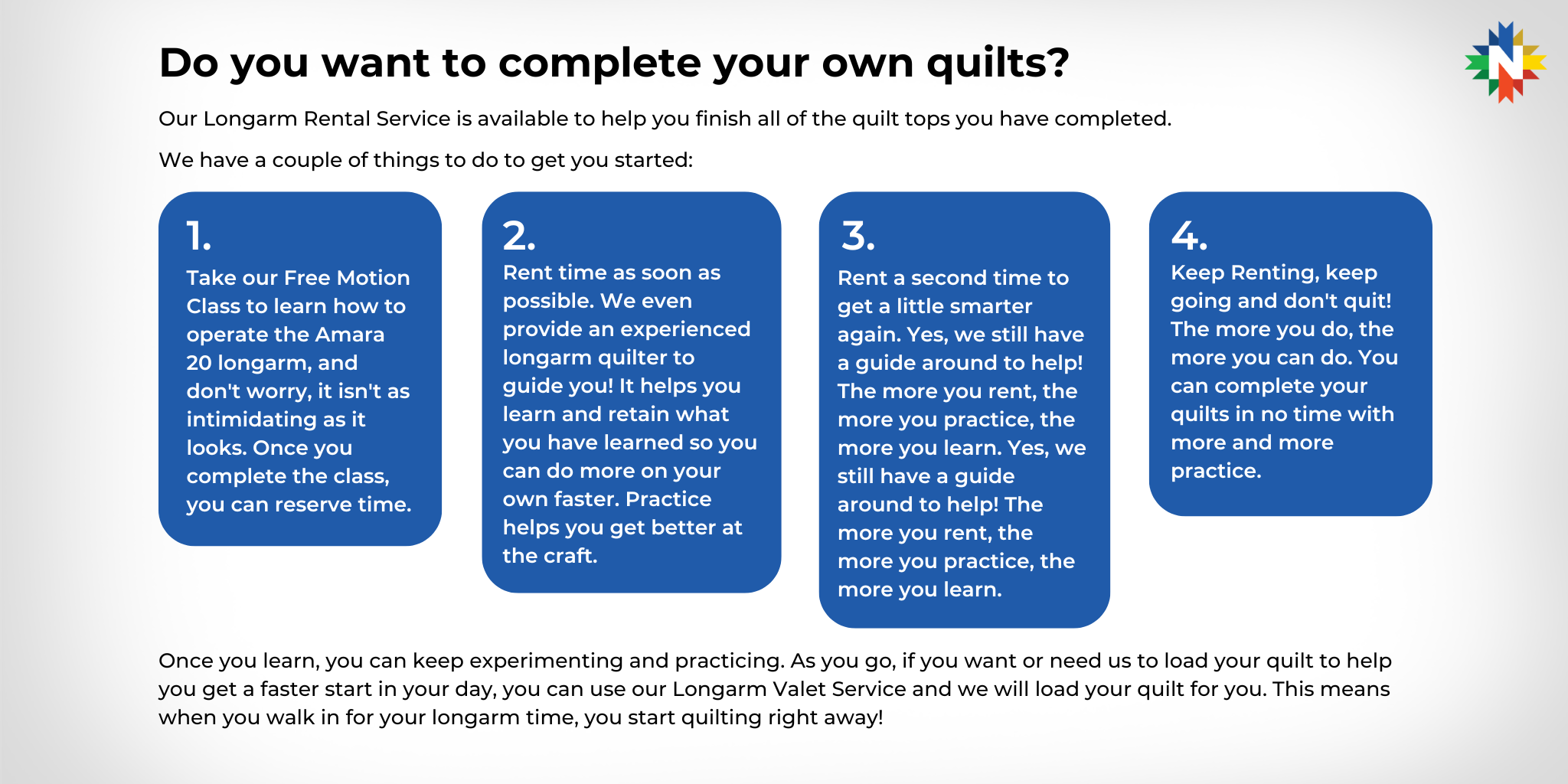 Longarm Rental Services Nebraska Quilt Company