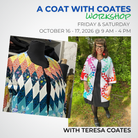 A Coat with Coates Fri/Sa October16th & 17th, 2026 10 AM - 5 PM - Nebraska Quilt Company - EVE260552