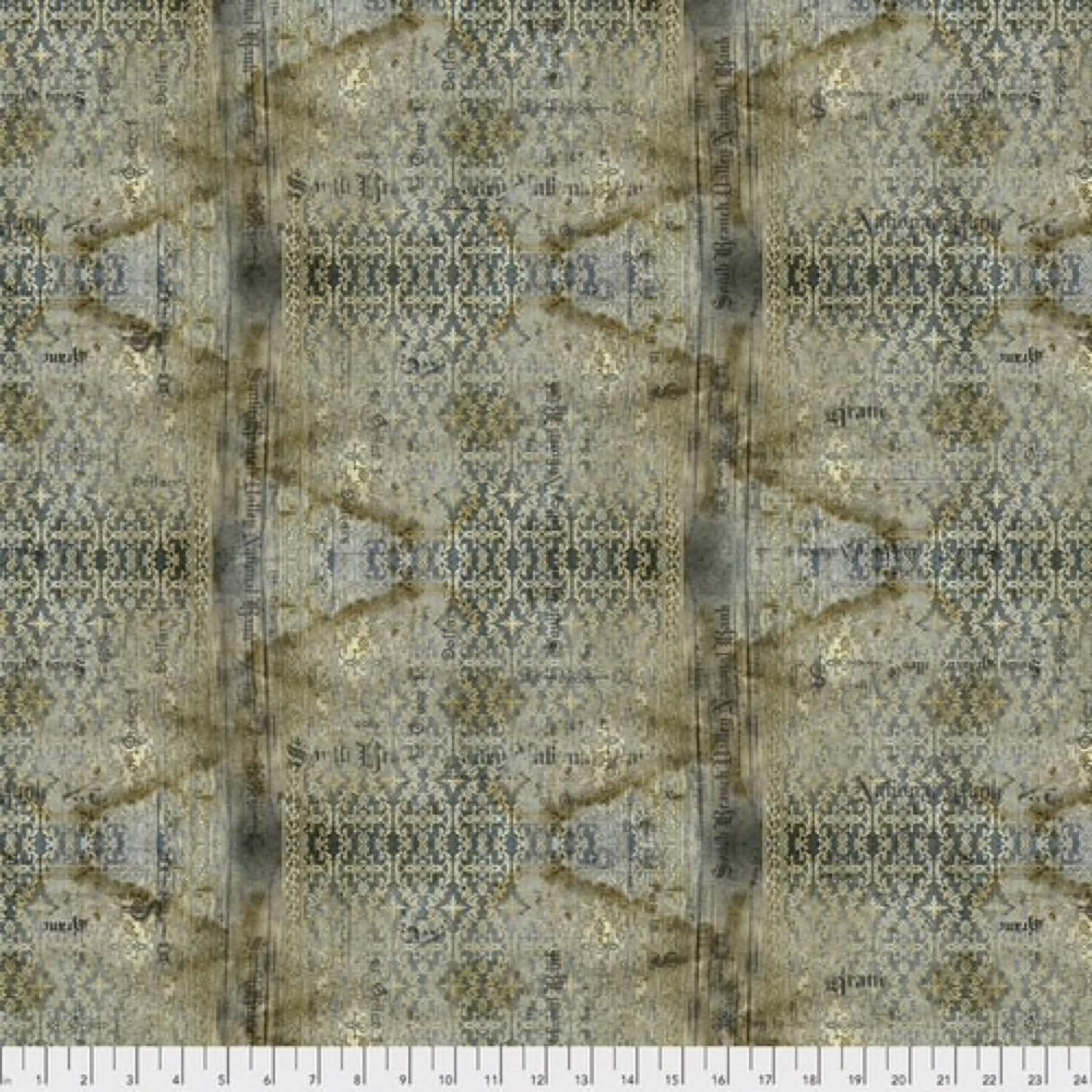 Abandoned Stained Damask - Neutral - PWTH133.NEUTRAL - FreeSpirit Fabrics - Nebraska Quilt Company - Abandoned Stained Damask - Neutral - PWTH133.NEUTRAL - FreeSpirit Fabrics