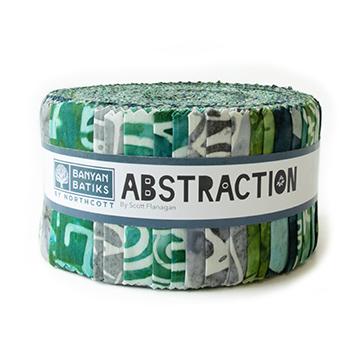 Abstraction 2.5" Strips Multi 40 Pieces - Nebraska Quilt Company - PC261153