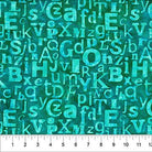 Abstraction Alpha Dark Teal - 83810 - 64 - Banyan Batiks Studio - Nebraska Quilt Company - F261136