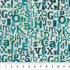 Abstraction Alpha Teal - 83810 - 63 - Banyan Batiks Studio - Nebraska Quilt Company - F261135
