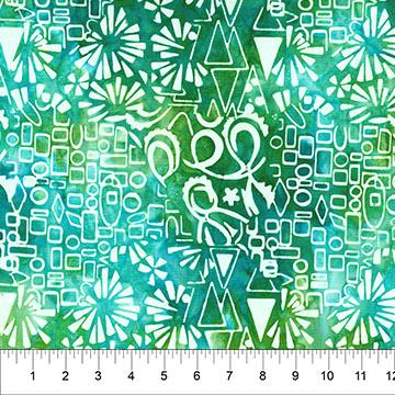 Abstraction Collage Abstract Caribbean Multi - 83811 - 61 - Banyan Batiks Studio - Nebraska Quilt Company - F261149