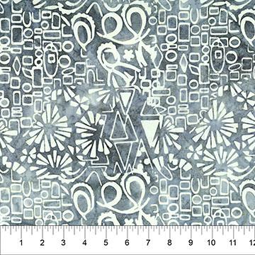 Abstraction Collage Abstract Gray - 83811 - 93 - Banyan Batiks Studio - Nebraska Quilt Company - F261151