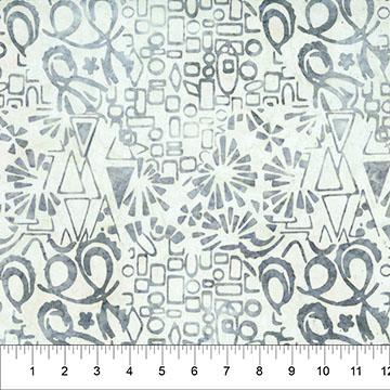 Abstraction Collage Abstract Light Sea Fog Green - 83811 - 13 - Banyan Batiks Studio - Nebraska Quilt Company - F261147