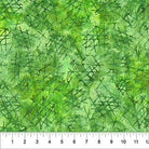 Abstraction Crosshatch Citrus Green - 83812 - 72 - Banyan Batiks Studio - Nebraska Quilt Company - F261146
