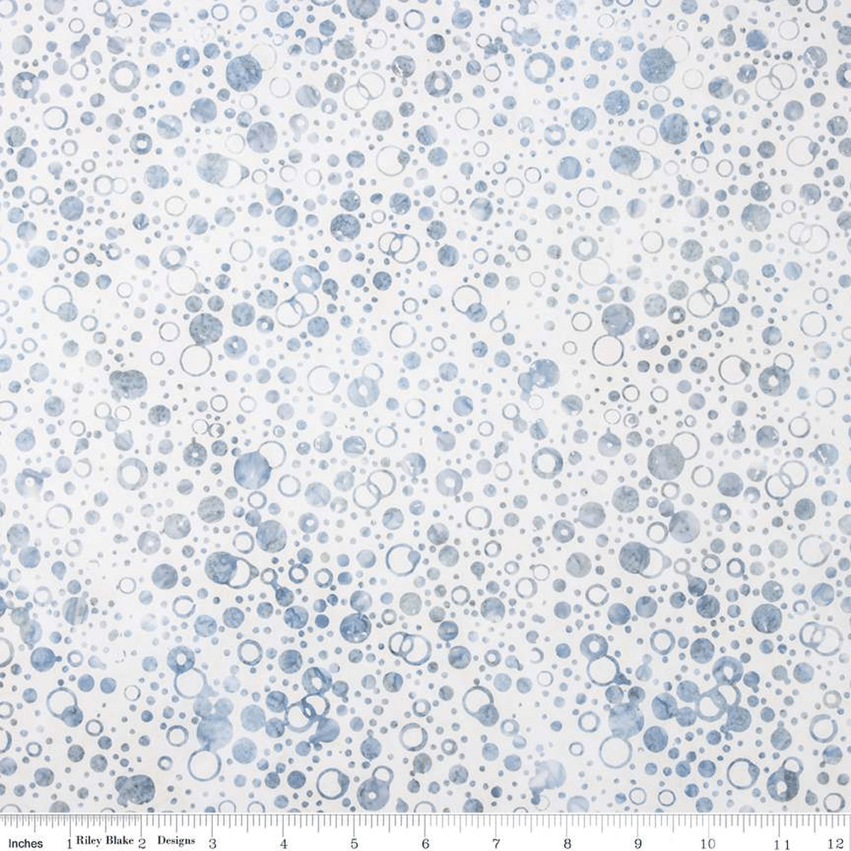 Achromatic Dance White Smoke Dots - BT23044 - 123 - Riley Blake Designs - Nebraska Quilt Company - F09192