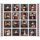 All American Snowman American Snowman Picture Patch Cream 36" X 40" - Nebraska Quilt Company - PAN261509