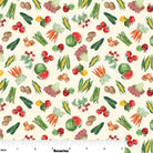 All KS NE Shop Hop 2025 Fresh Veggies & Fruit Cream - 1495607B - Benartex - Nebraska Quilt Company - F250349