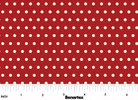 All KS NE Shop Hop 2025 Little Dots Red - 1495710B - Benartex - Nebraska Quilt Company - F250360