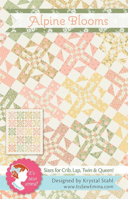 Alpine Blooms Pattern by It's Sew Emma - Nebraska Quilt Company - PUB07334
