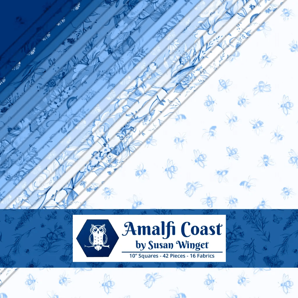 Amalfi Coast 10" Squares Multi 40 Pieces - Nebraska Quilt Company - PC260073