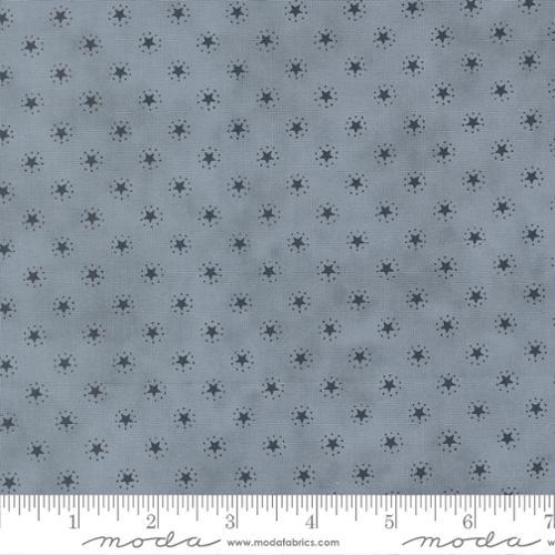 America 250 Years Starbright Blender Stars Steel Blue - 15682 26 - Moda - Nebraska Quilt Company - F260362