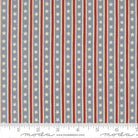 America 250 Years Starts In Stripes Stripes Steel Blue - 56184 26 - Moda - Nebraska Quilt Company - F260368