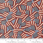 America 250 Years Waving Flags Americana Steel Blue - 56180 16 - Moda - Nebraska Quilt Company - F260352