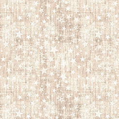 American Country Stars Taupe - 2600 31977 E 150 - QT Fabrics - Nebraska Quilt Company - F261467