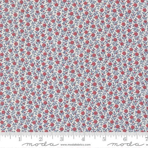 American Gatherings III Berry Small Floral Cloud Multi - 49326 11 - Moda Fabrics - Nebraska Quilt Company - F2501781