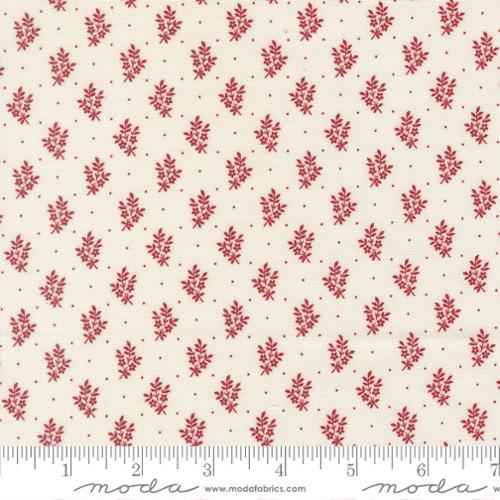 American Gatherings III Flower Sprig Small Floral Cloud White - 49327 23 - Moda Fabrics - Nebraska Quilt Company - F2501786