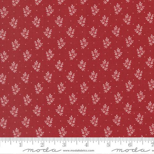 American Gatherings III Flower Sprig Small Floral Crimson Red - 49327 12 - Moda Fabrics - Nebraska Quilt Company - F2501784
