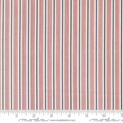 American Gatherings III Pathway Stripes Cloud Multi - 49321 11 - Moda Fabrics - Nebraska Quilt Company - F2501773