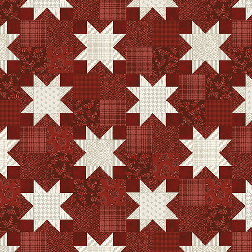 American Valor American Quilt Dark Red - 16873-19 - Benartex - Nebraska Quilt Company - F261681