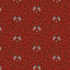 American Valor Flags and Leaves Red - 16878-10 - Benartex - Nebraska Quilt Company - F261695