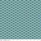 Americana Eleanor Raindrop Blue - 1 Yard Cut - Verified! - C16088 - RAINDROP - Riley Blake Designs - Nebraska Quilt Company - F250946