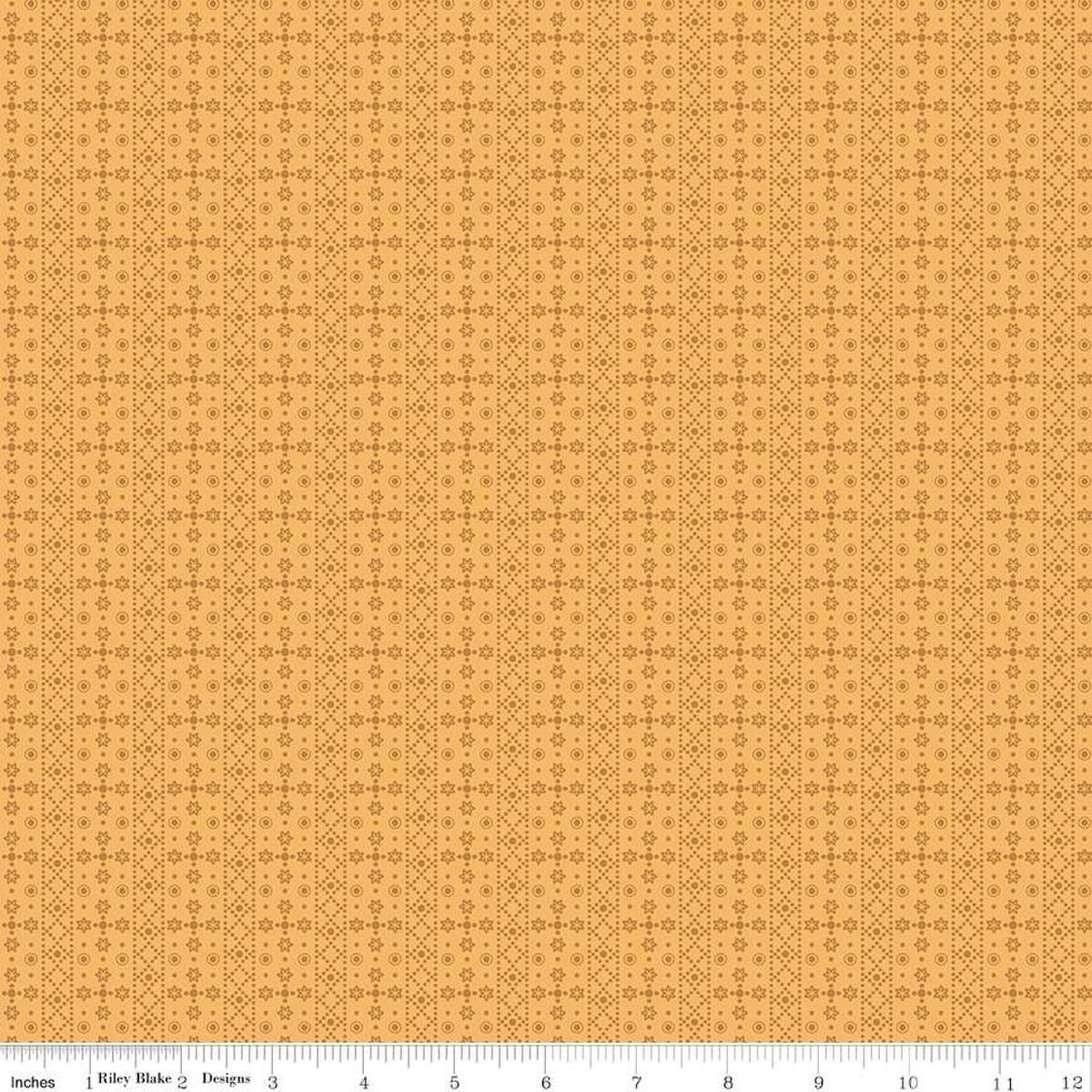 Americana Franklin Marigold Orange - C16083 - MARIGOLD - Riley Blake Designs - Nebraska Quilt Company - F250958