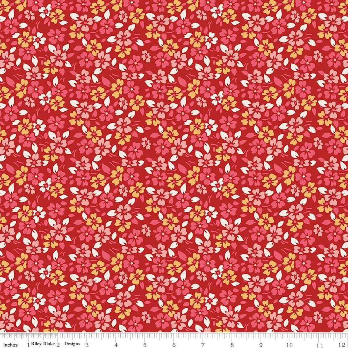 Americana Glory Schoolhouse Red - C16090 - SCHOOL - Riley Blake Designs - Nebraska Quilt Company - F250943