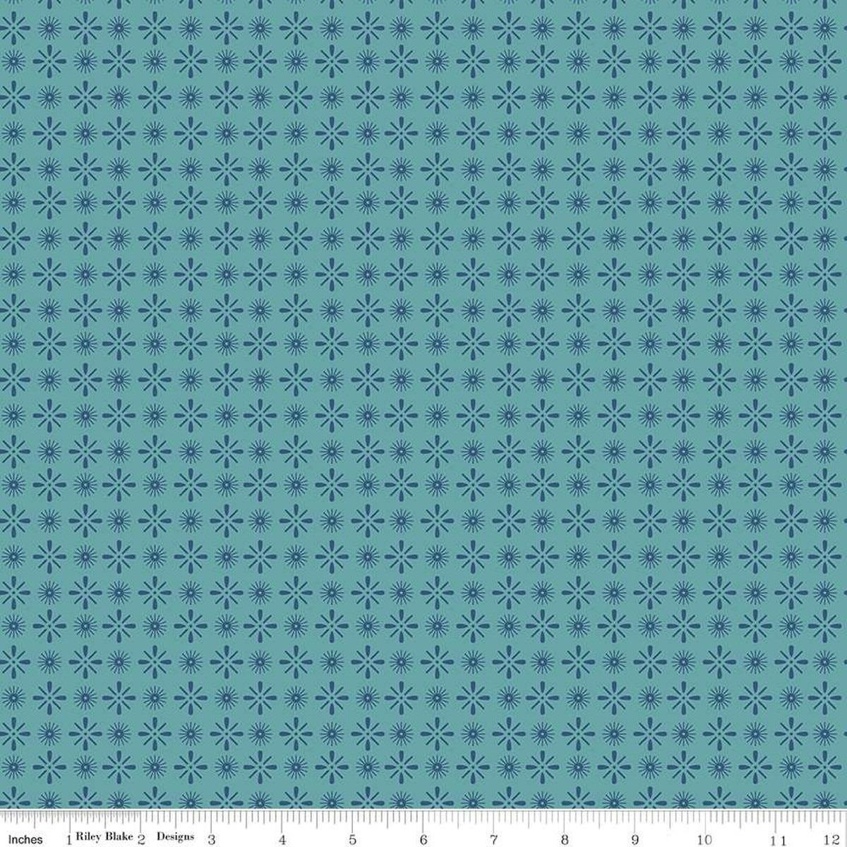 Americana Independence Raindrop Blue - C16093 - RAINDROP - Riley Blake Designs - Nebraska Quilt Company - F250937