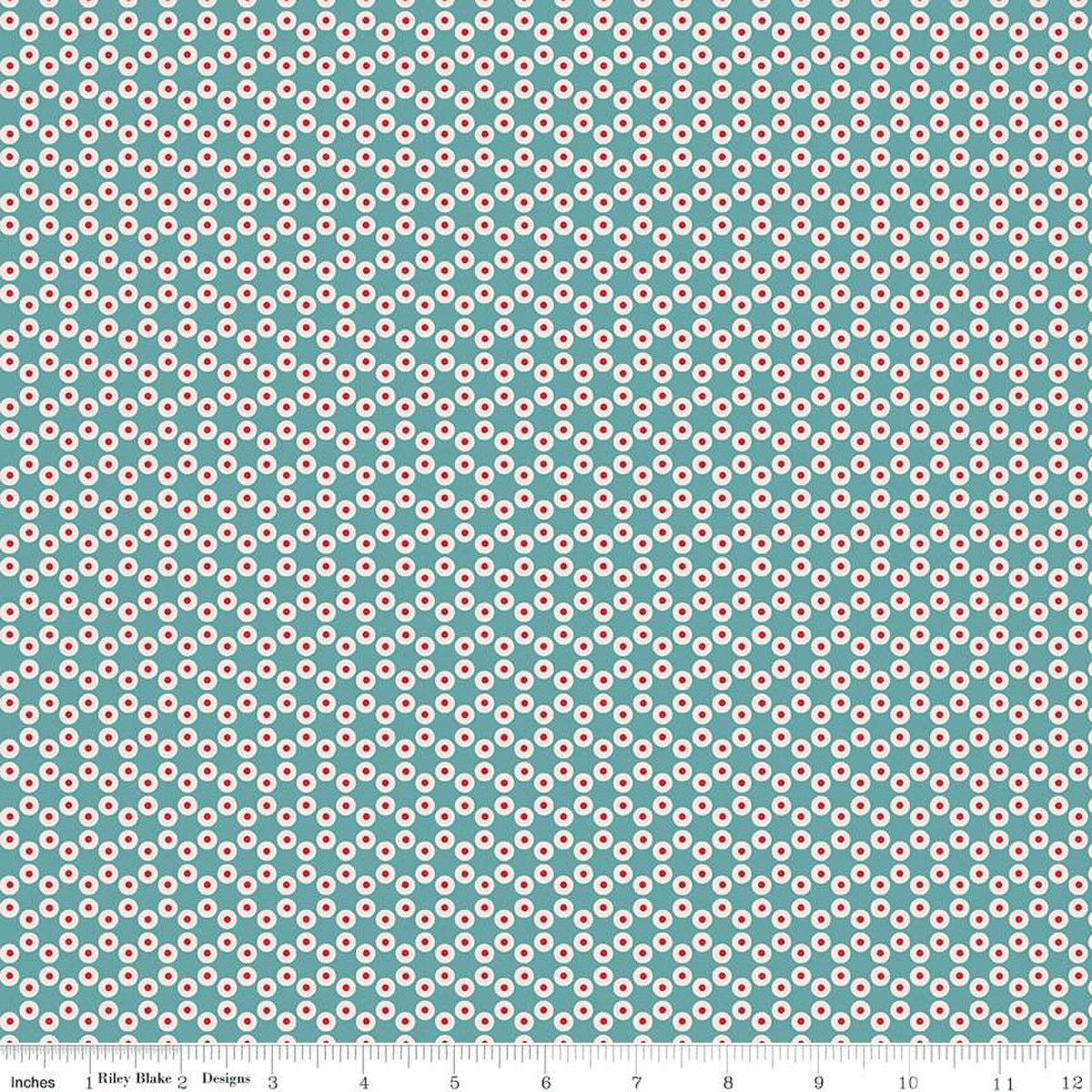 Americana Patriot Raindrop Blue - C16097 - RAINDROP - Riley Blake Designs - Nebraska Quilt Company - F250931