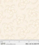 Apple Cider Floral Tone on Tone - AC16 203 W - P & B Textiles - Nebraska Quilt Company - F2400564