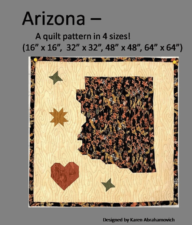 Arizona Quilt Pattern - Nebraska Quilt Company - PUB07904