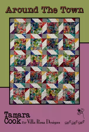 Around the Town Quilt Pattern - Nebraska Quilt Company - PUB261046